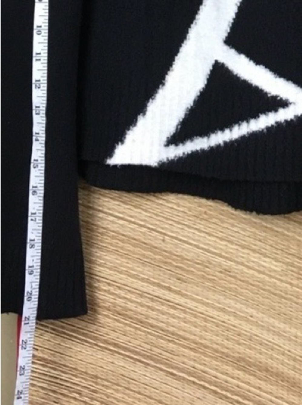 Allsaints Graphic Logo Jacquard Knit Mock Neck Sweater Black White Size L - Picture 15 of 15